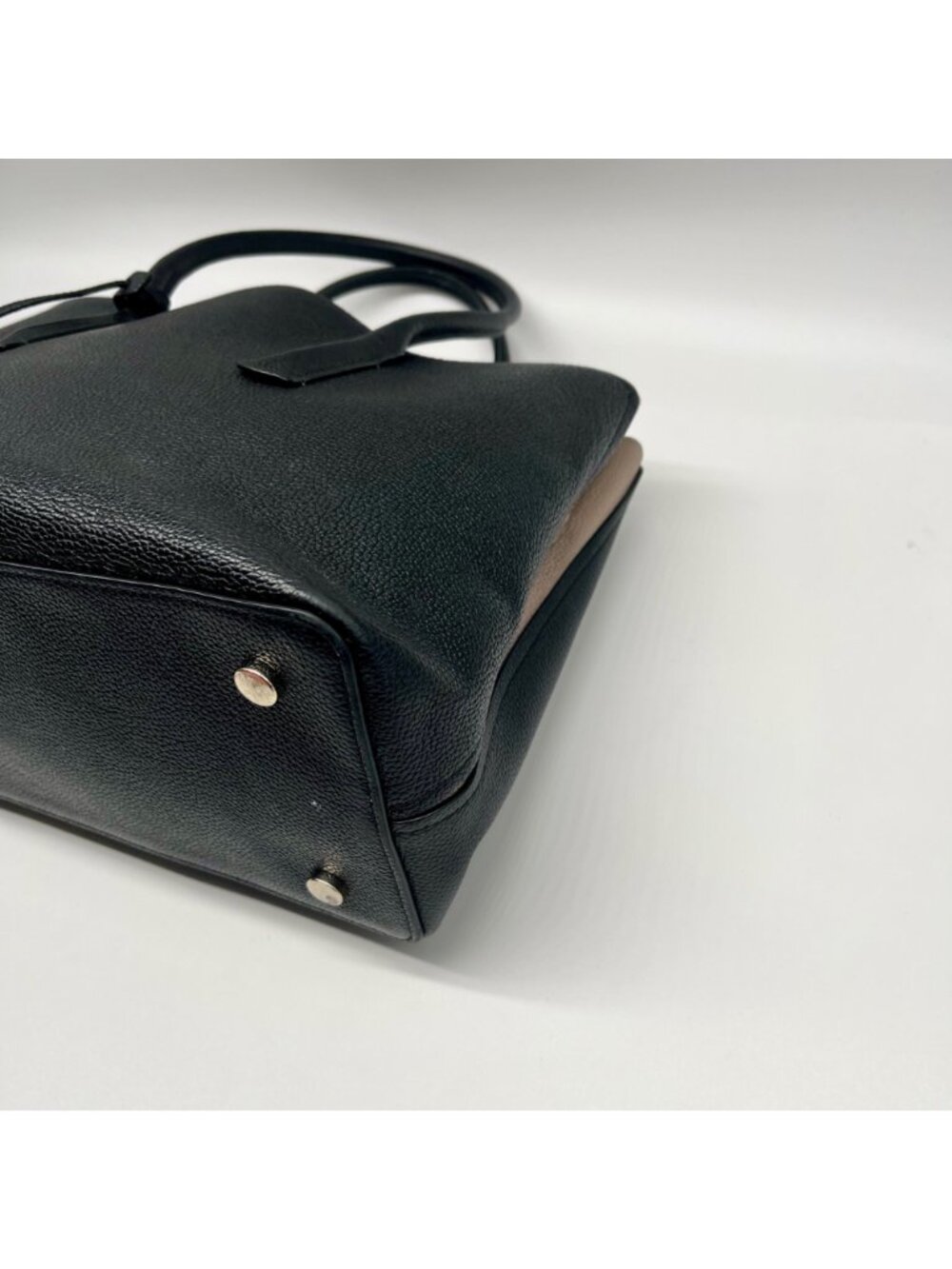 Kate Spade Black Pebbled Leather Margaux Satchel Bag - Picture 6 of 11